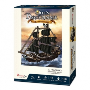 CubicFun КОРАБ THE QUEEN ANNE'S REVENGE  - 3D Пъзел 